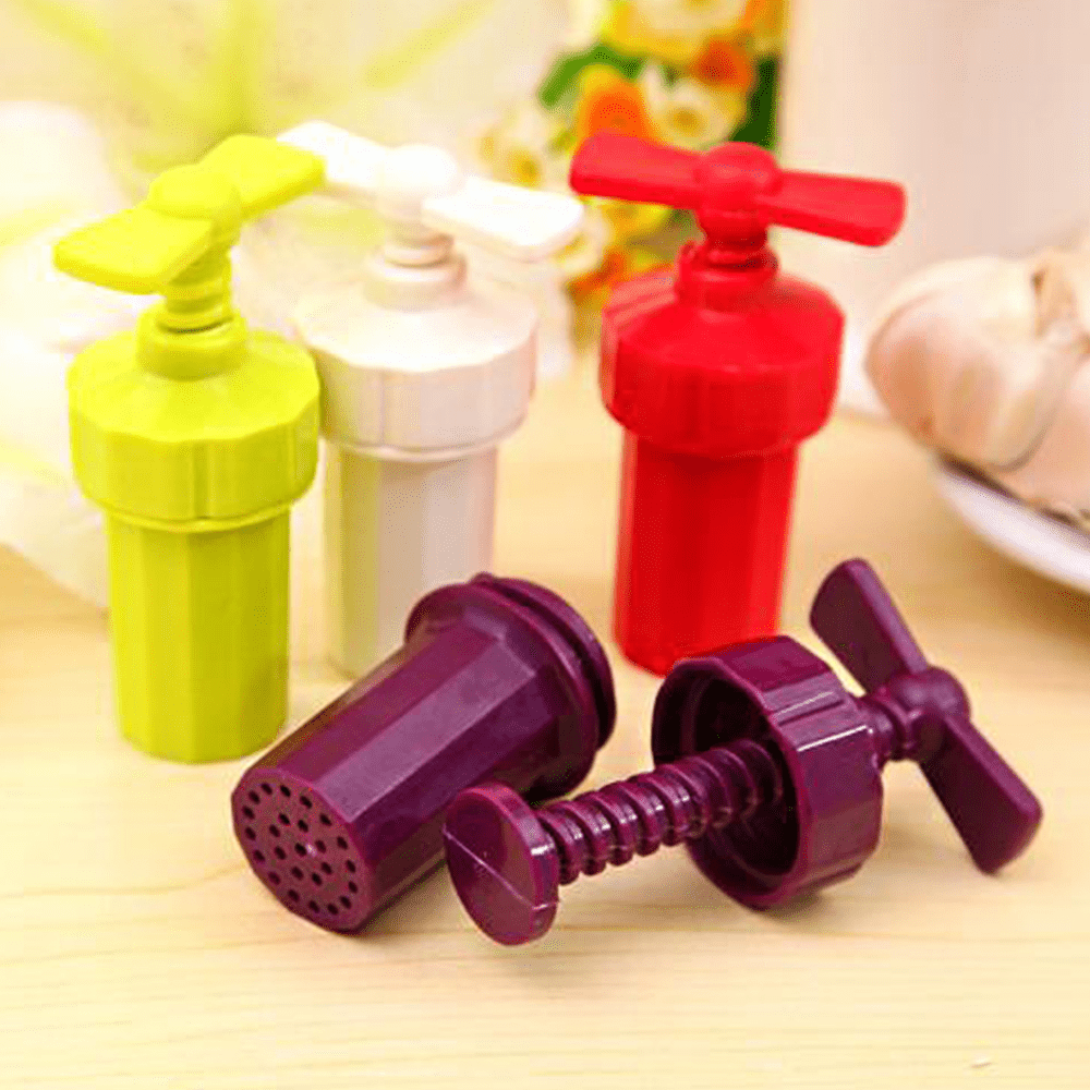 Screw on sale garlic press