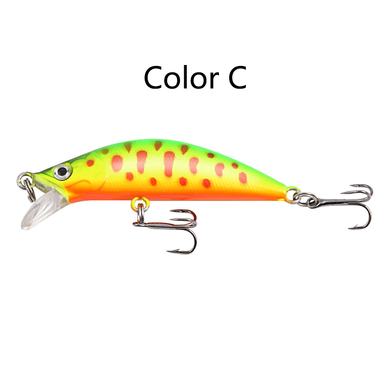 Laser 3d Eyes Bionic Minnow Fishing Lure Hard Bait Feather - Temu United  Kingdom