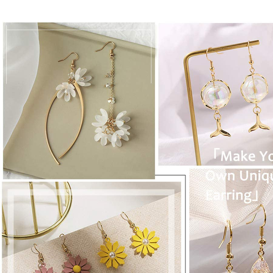 800pcs Earring Hooks and Backs Jewelry Making Kit
