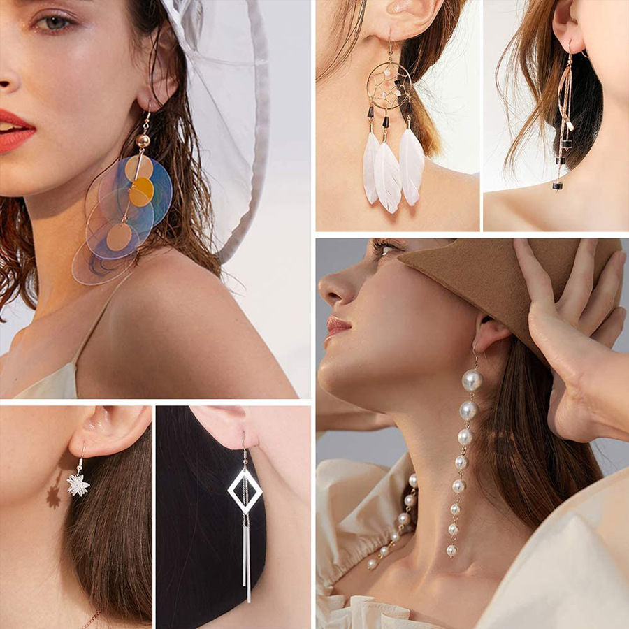 800pcs Earring Hooks and Backs Jewelry Making Kit