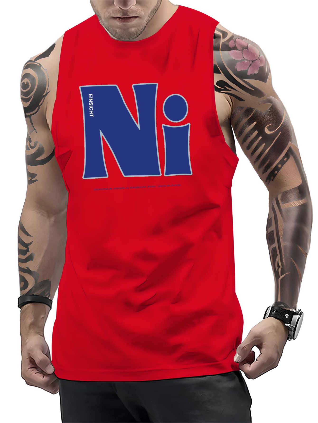 New York Giants Men Tank Top Sleeveless Top V-Neck/Round Neck Tops