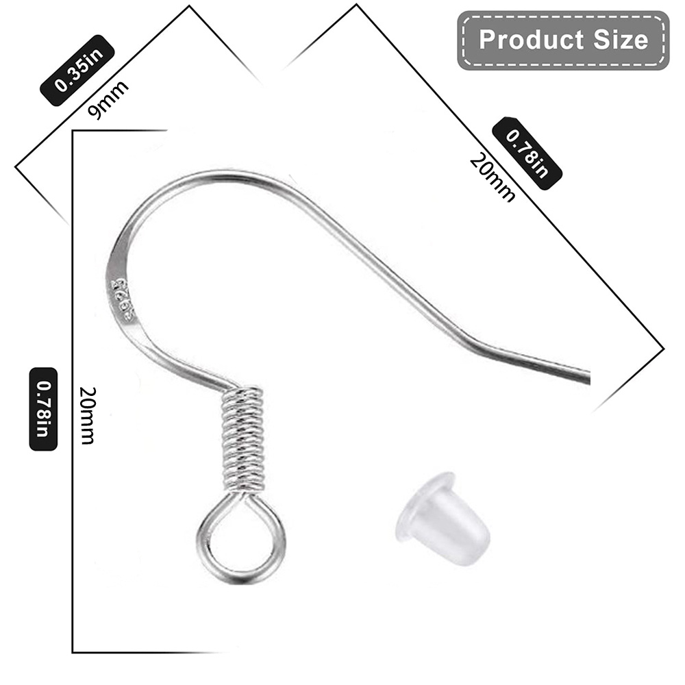 800pcs Earring Hooks and Backs Jewelry Making Kit