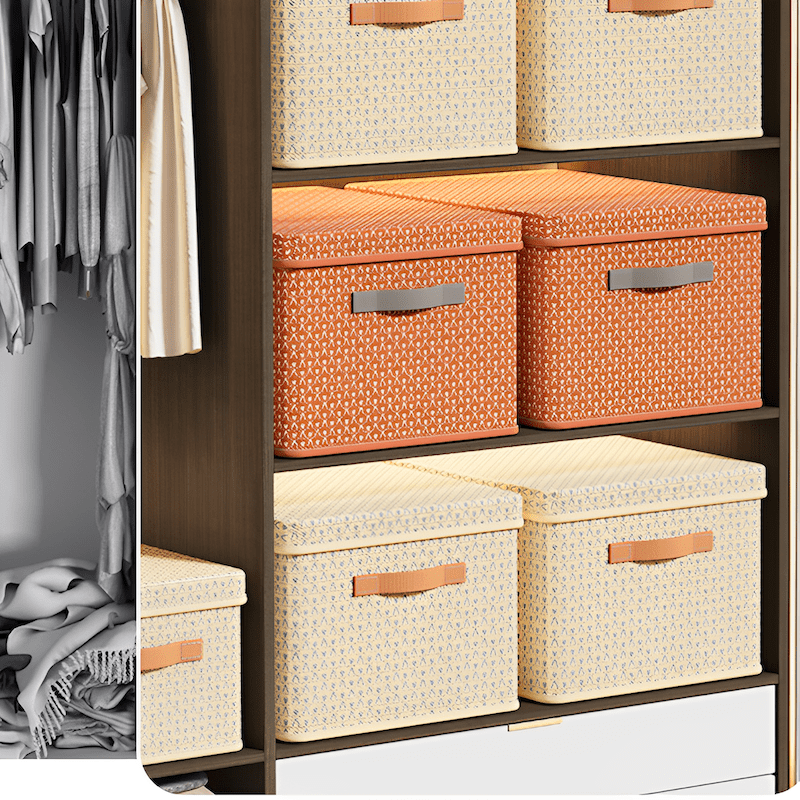  Clothes Organizer Storage Containers, Clothes Organization And  Storage Bags Wardrobe Sorting Storage Box, Portable Storage Bag Storage Box  Clothes Storage Containers for Home : Home & Kitchen
