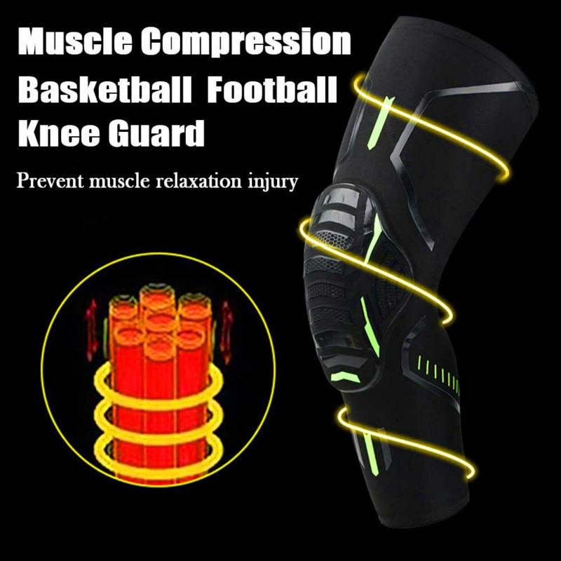 1pc Sports Crashproof Knee Pad Brace: Get Maximum Protection with  Compression Leg Sleeves Protectors for Outdoor Basketball, Football &  Bicycle