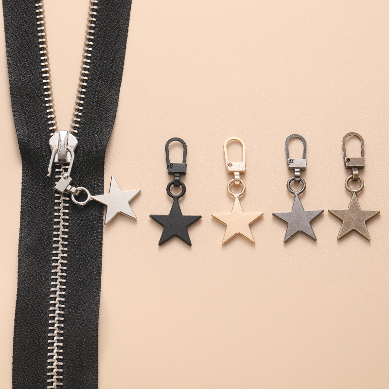 T Tulead Bronze Zipper Pulls Metal Zipper Pull Replacement Purse Zipper  Sliders Decorative Bag Zipper Pulls (Style 3)
