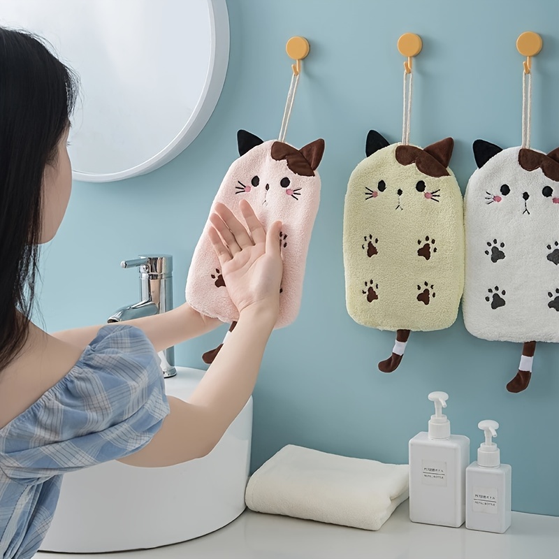 Hand Towel Premium Kitchen Panda Hand Towels with Hanging Loop