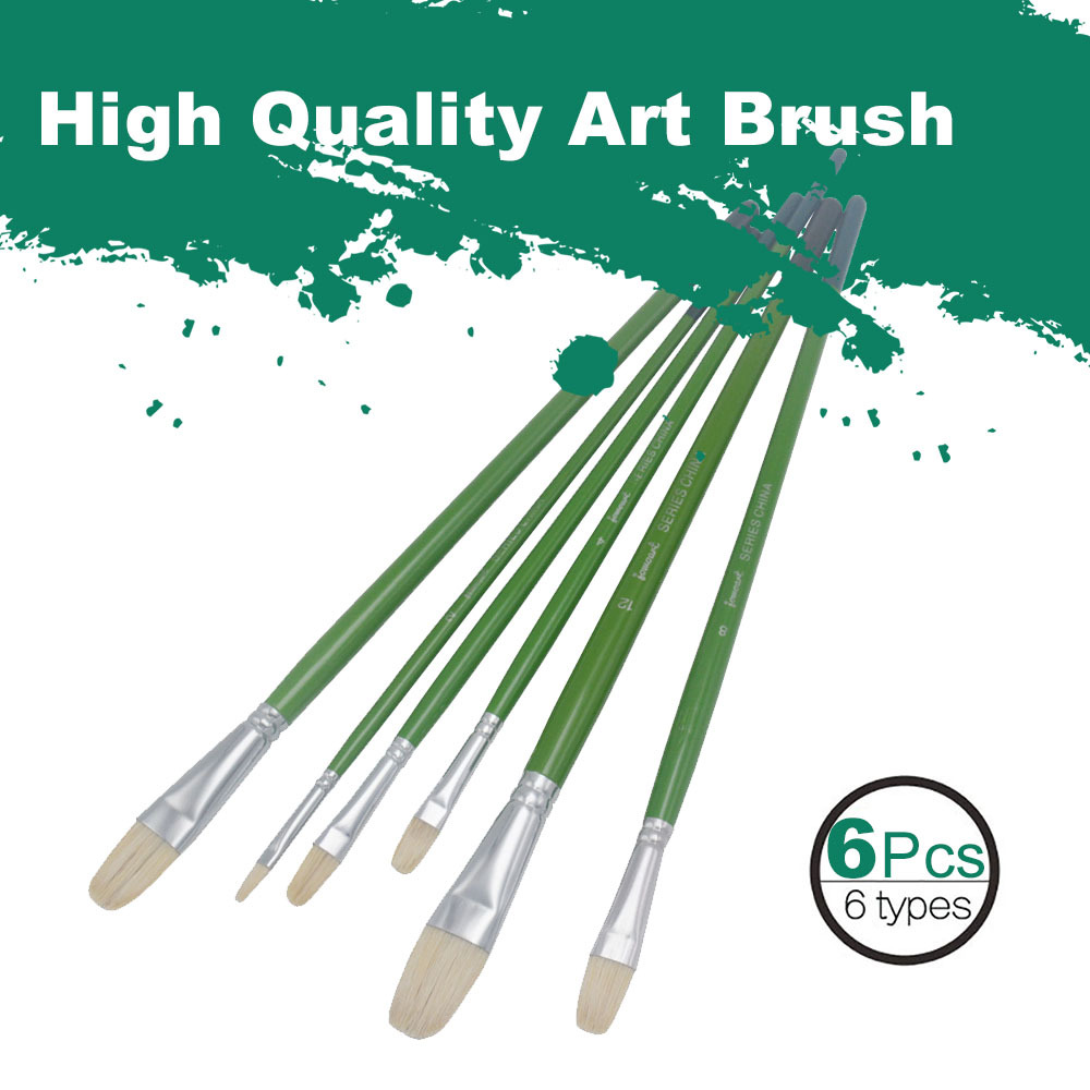 Industrial Quality (244) Black Bristle Paint Brush, 4