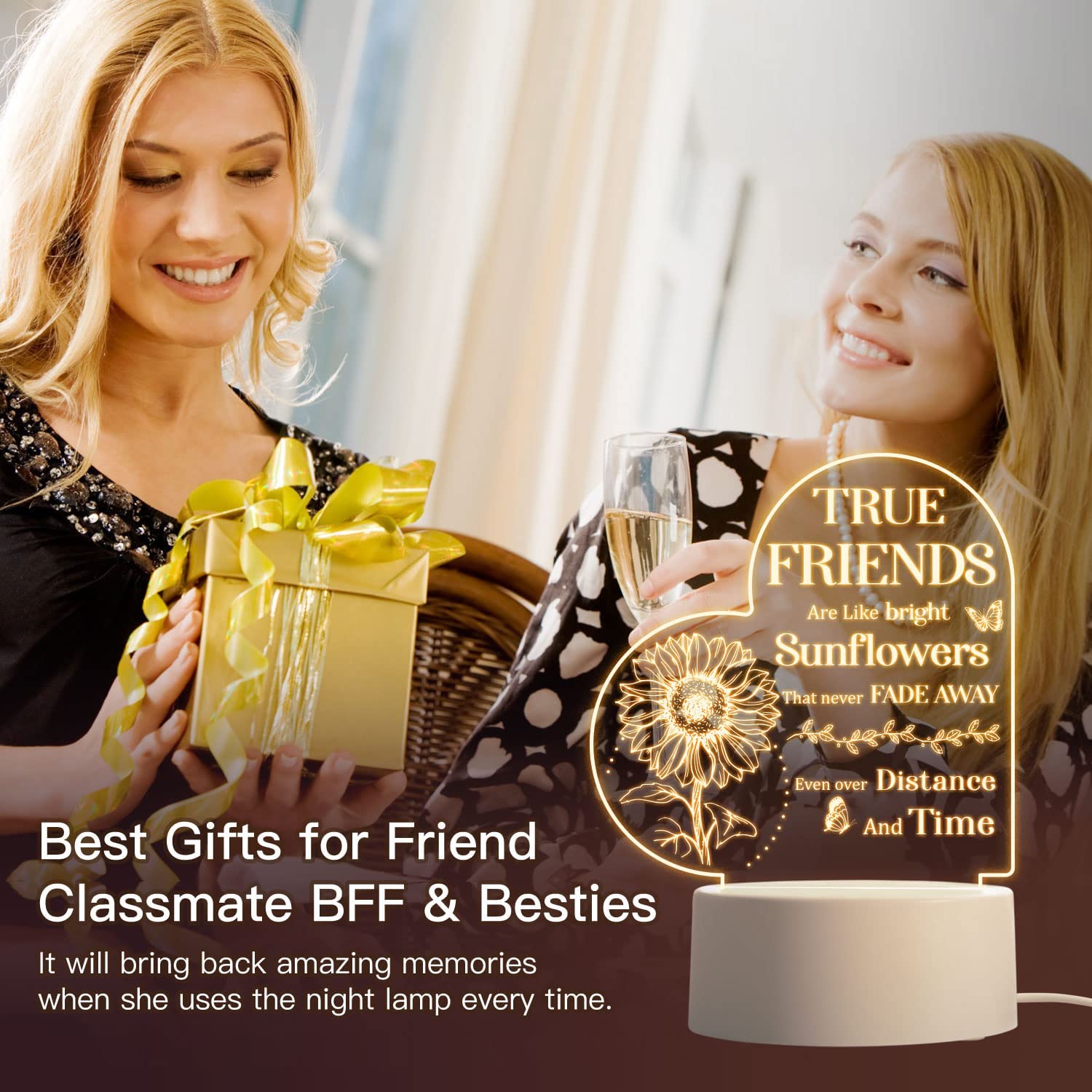 Best Friend Birthday Gifts for Friend, Long Distance Friendship Gifts for  BFF