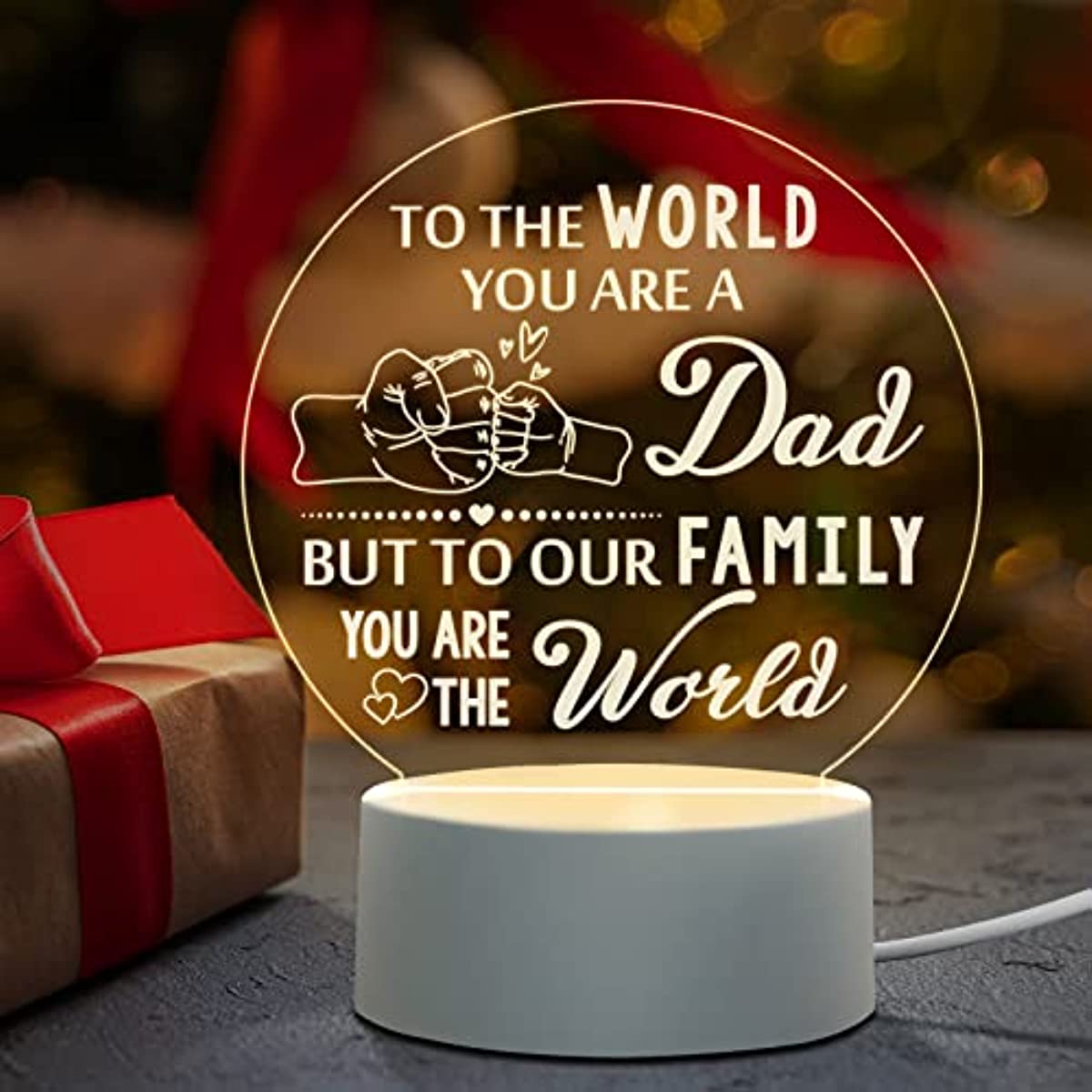 Dad Gifts Dad Birthday Gifts To My Dad Gifts Night Light - Temu