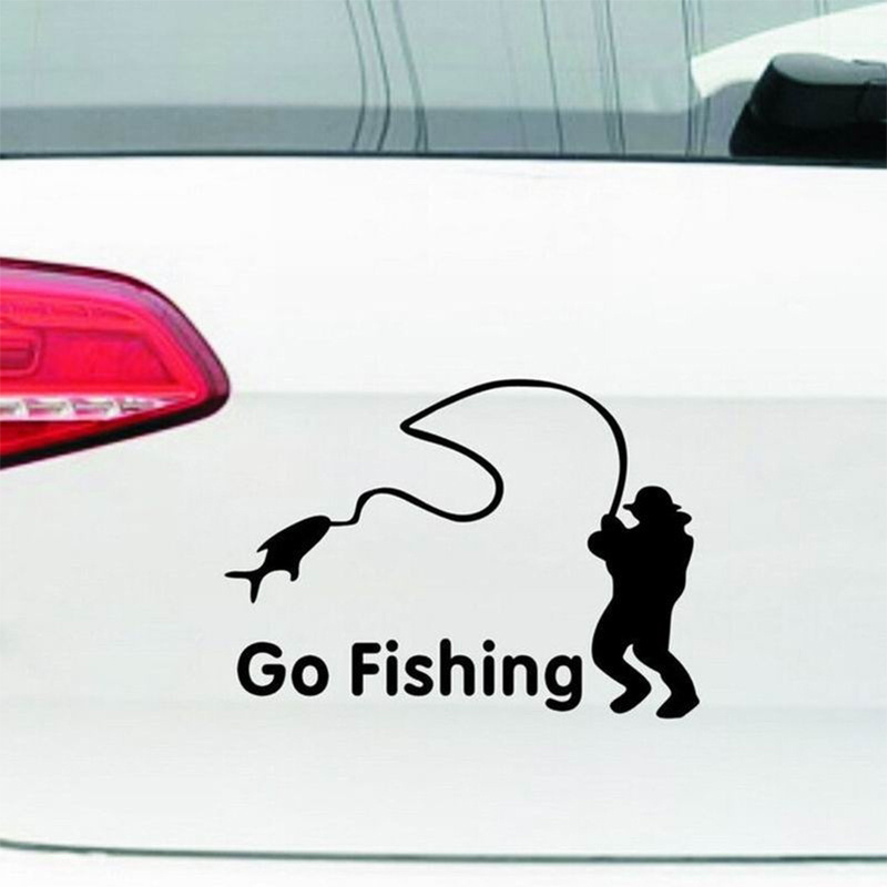 Funny Fishing Lovers Go Fishing Decorative Stickers Make - Temu