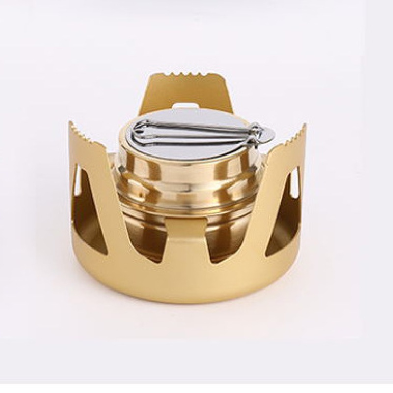 Mini Alcohol Stove For Backpacking Lightweight Brass - Temu