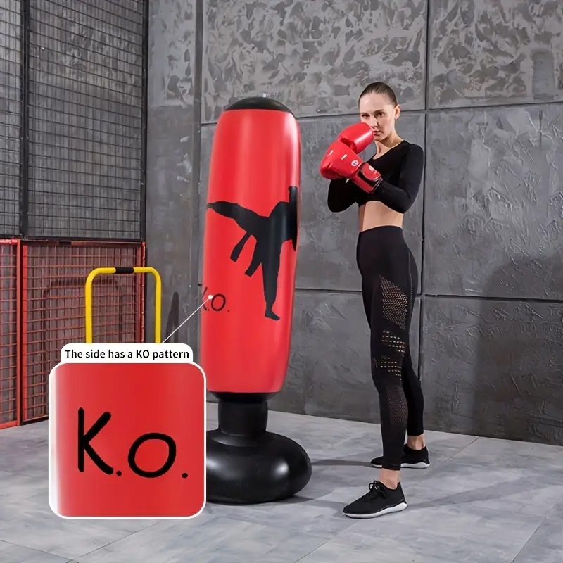 1pc home boxing workout stand perfect for adults and teens improve fitness and coordination with punching bag and accessories