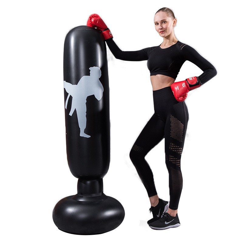 LncBoc Sac de Boxe Gonflable 160cm, autoportant Tour Stand Fitness Target,  pour Les Enfants Adultes Soulager Body Building Pression : :  Sports et Loisirs