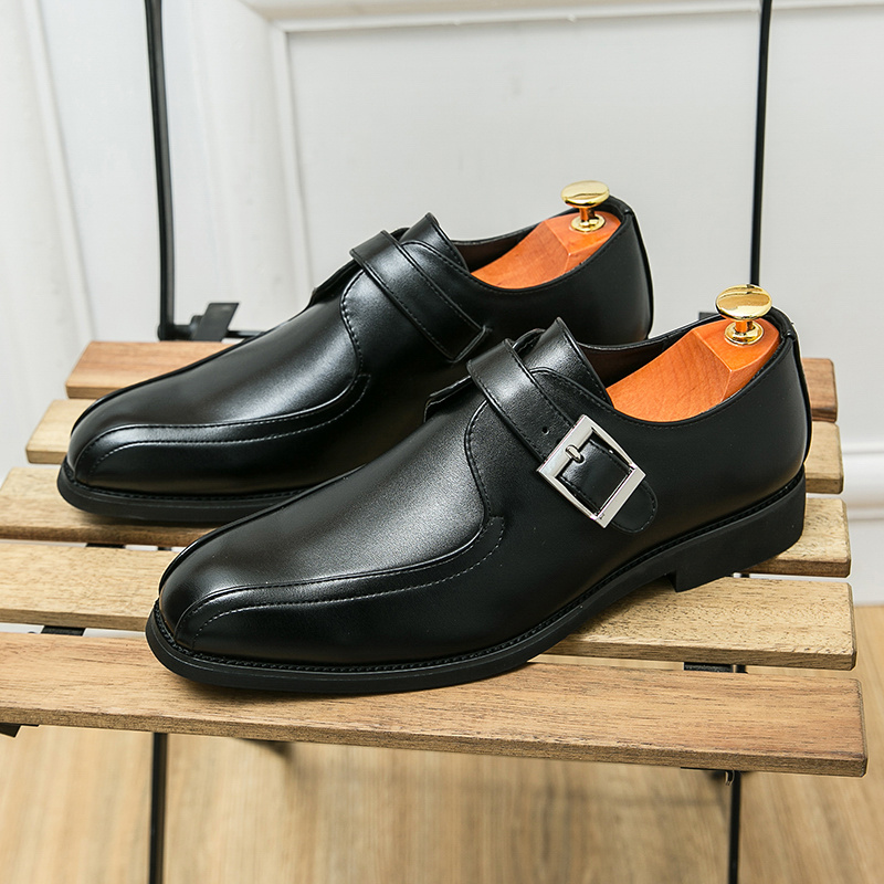Vintage Oxford Shoes Platform Shoes Spring Men Loafers Comfort 2023 New  British Style Single Layer Leather Dress Business Shoes