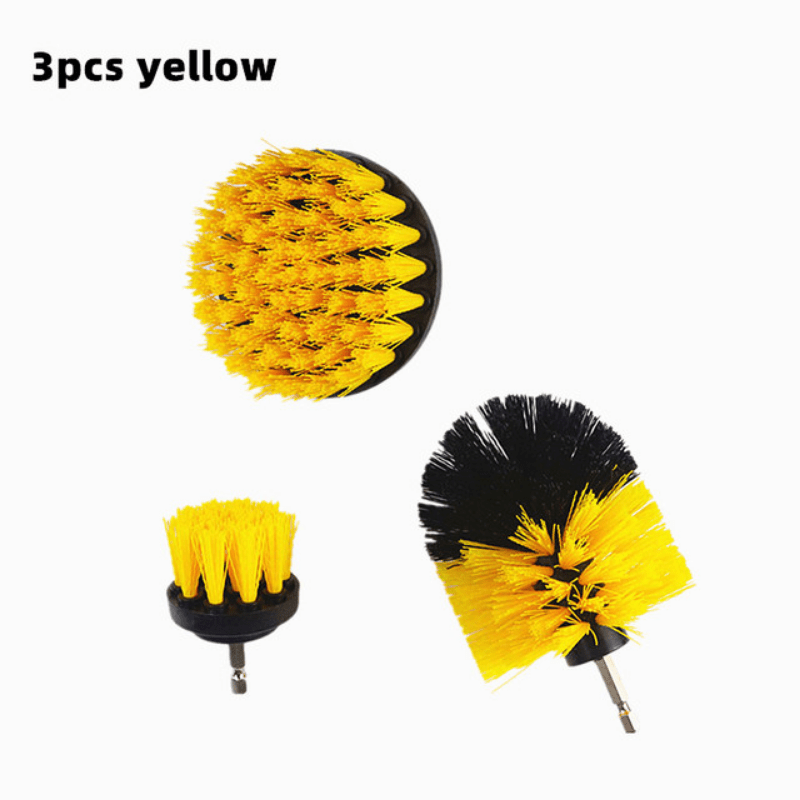 3-Piece Drill Brush Attachment Set