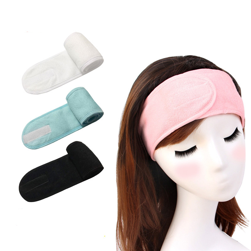 1 pièce Réglable Bande Magique Bandeau Pour Cheveux , Minimaliste Blanc  Élastique À Cheveux Pour Lavage Du Visage , Antidérapant & Cheveux  Protecteur Bandeau 2 en 1, Mode en ligne