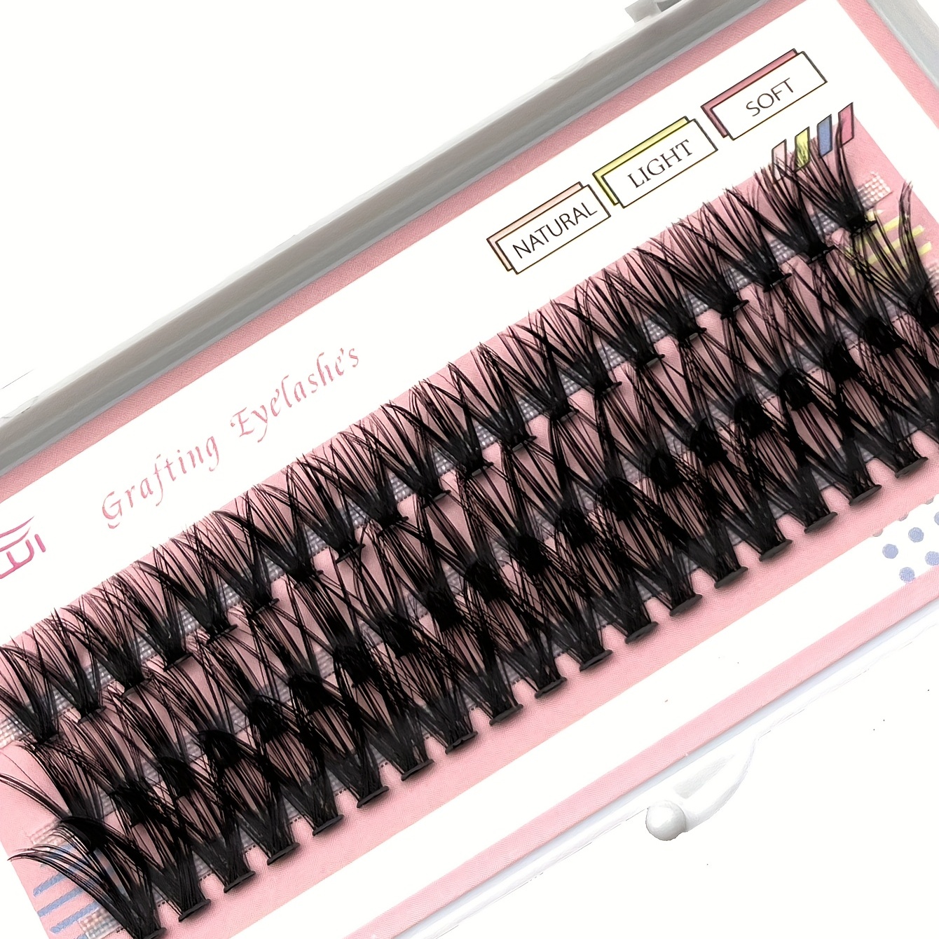 Mikiwi 180Pcs 40D C Curl Mix Cluster Lashes Individual Lashes