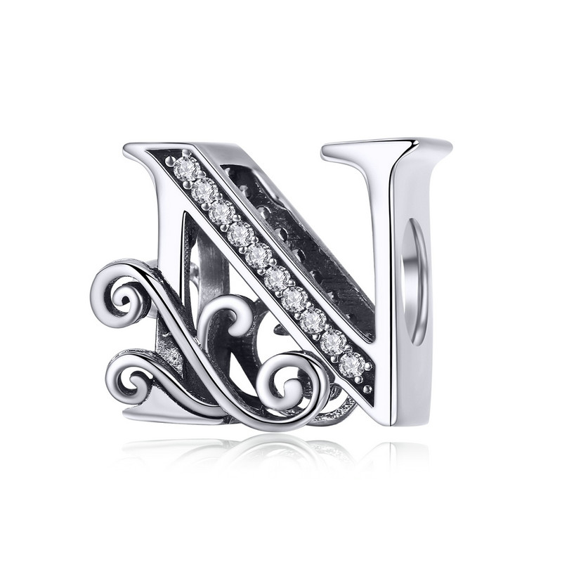 www. - 925 Sterling Silver Vintage A-Z Letter Alphabet