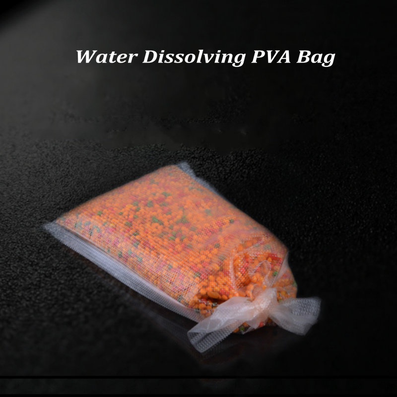 Fishing PVA Carp Fishing Bags Water Dissolving Bag PVA Carp Fishing Lure  Bait Bags 50Pcs Water