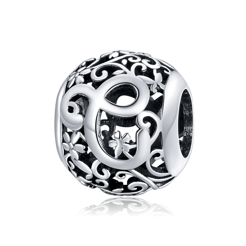 Pandora Letter E Charm | Sterling Silver