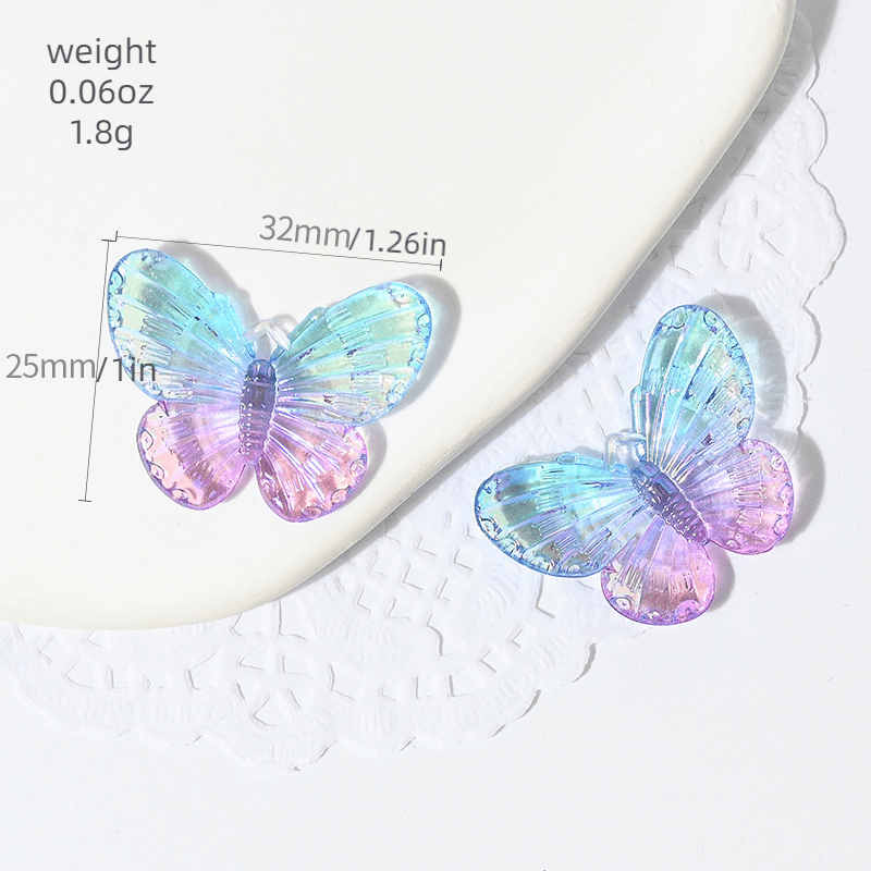 1pc Mariposas Voladoras Acrílico Coloridas Regalo En Forma - Temu