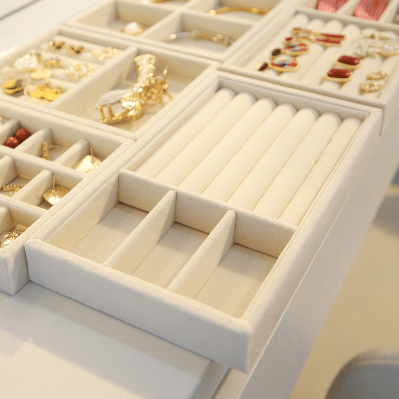 3PCS Jewelry Storage Jewelry Drawer Organizer Inserts Jewelry Tray  Organizer