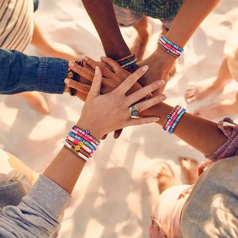 Seed Bead Bracelets, Beaded Bracelets, Stacking Bracelets, Friendship  Bracelets, Beach Jewelry, Summer Bracelets, Colorful, Boho Style 
