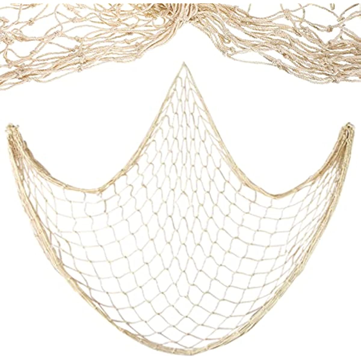 Natural Cotton Fish Net Decoration Used Mermaid Party - Temu