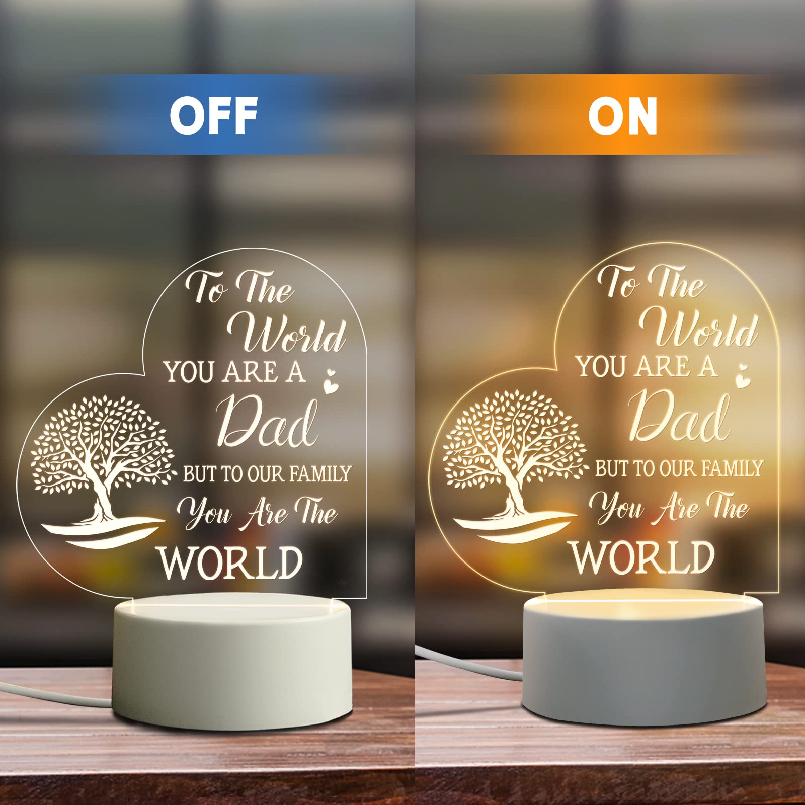 Personalized Night Light For Dad Perfect Birthday Retirement - Temu