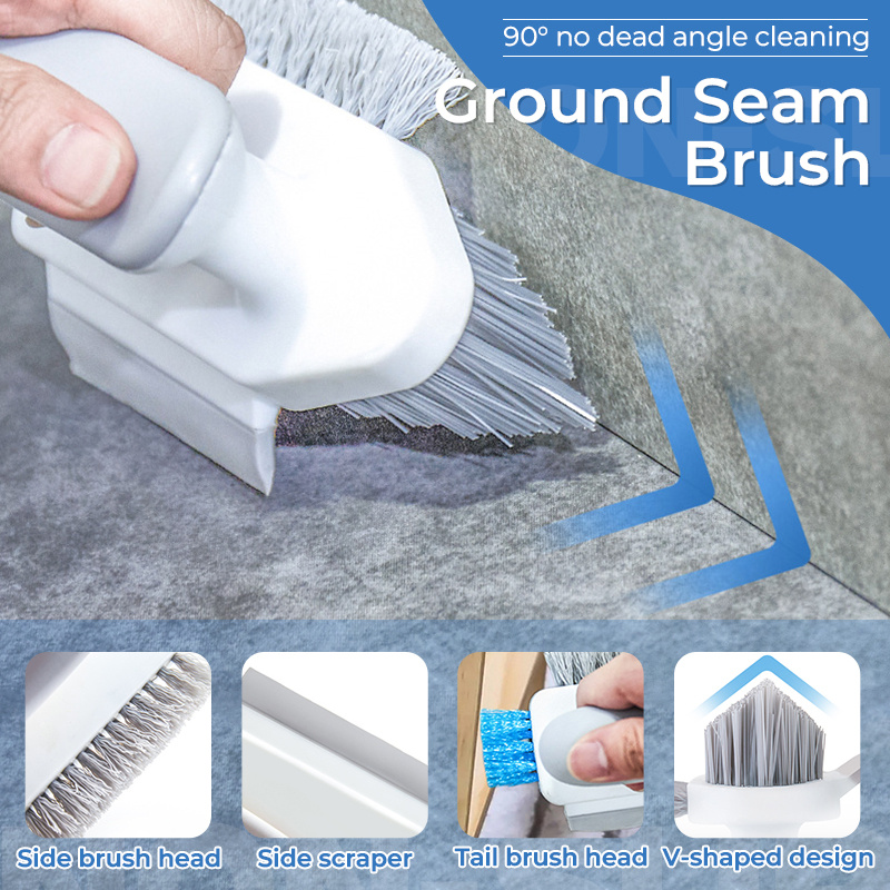 Crevice Brush Deep Cleaning Scraper Ground Seam Floor Bathroom Corner Seam  Toilet Tile Multifunctional Household Cleaning Tools 