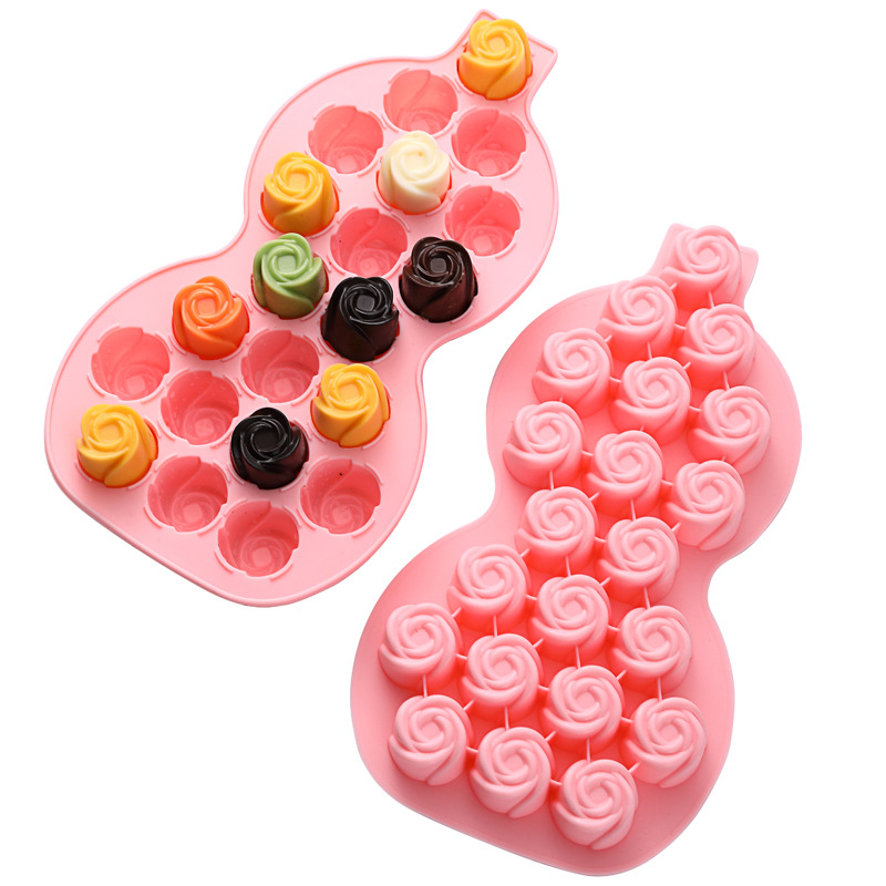 Kitchen Details Silicone 21-Cavity Ice Cube Tray Set of 2