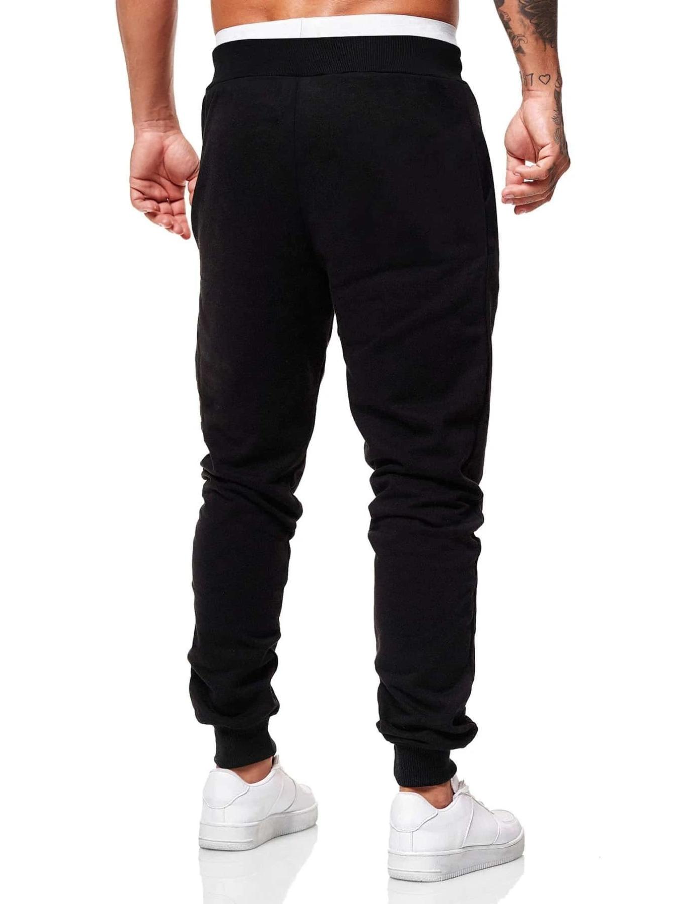 Send Pattern Men's Drawstring Sweatpants Pocket Casual Comfy - Temu