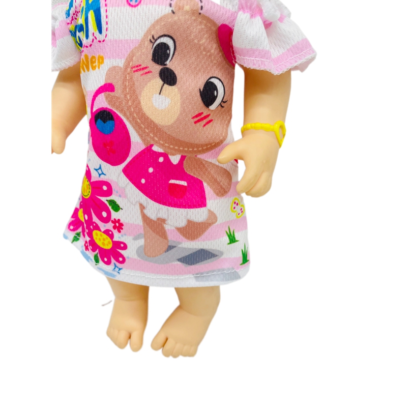 Baby Doll Clothes Accessories Cute Little Bear Flower - Temu