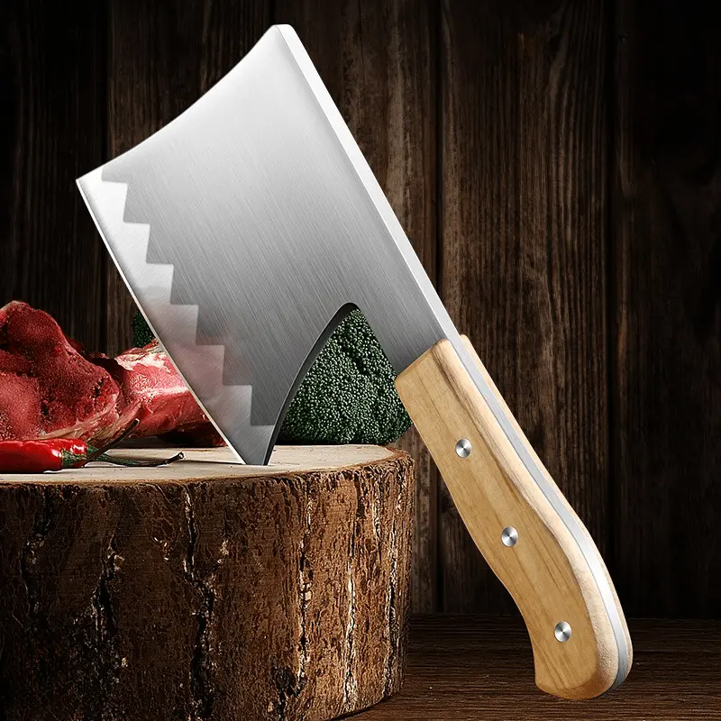 Meat Cleaver Knife, Heavy Duty Knife For Bone Cutting, Bone Breaker, Bone  Cutter - Temu