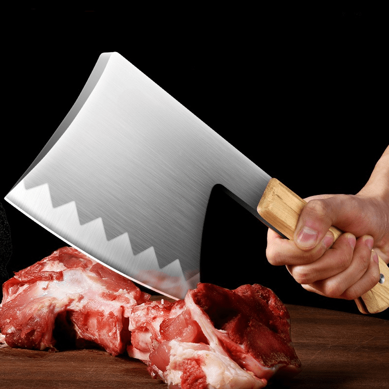 Cuchillos De Cocina Hacha Carnicero Cuchillo Para Carne Chef Profesional
