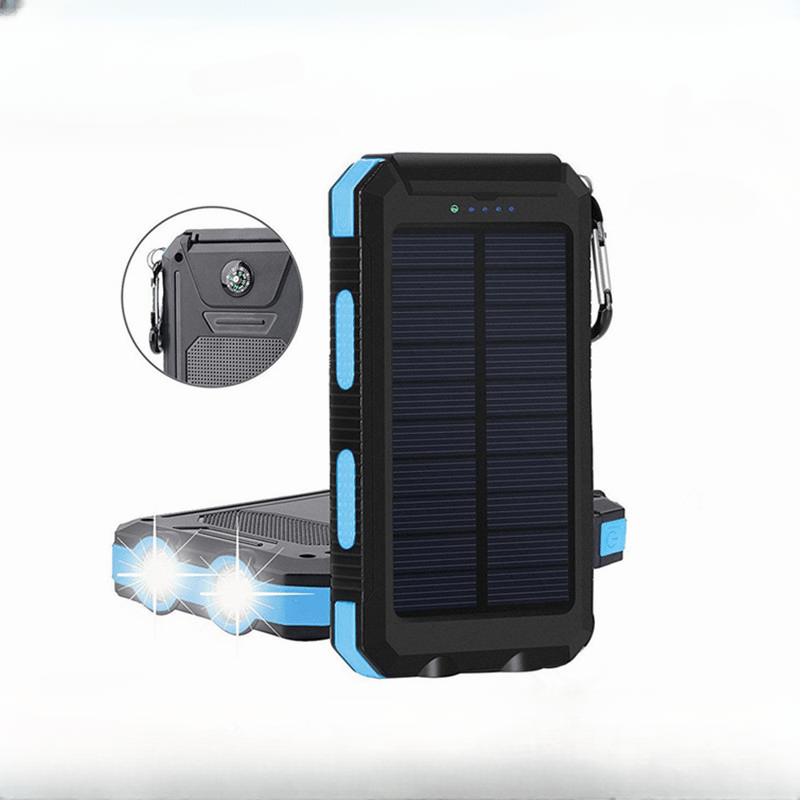 Solar Power Bank 20000mah Solar Charger Portable Charger - Temu