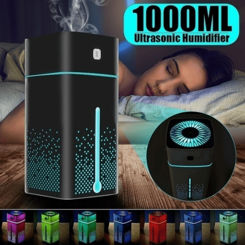 Essential Oil Diffuser Aromatherapy Cool Mist Humidifier For