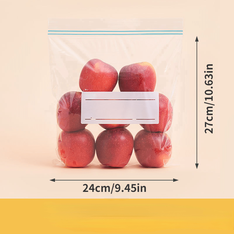 Reusable Food Storage Bags, Double Rib Fresh-keeping Bags, Fruit And  Vegetable Freezer Bags, Thickened Sealed Bags, Refrigerator Sub-packaging  Dense Bags, Extractable Food Bags, Kitchen Supplies - Temu