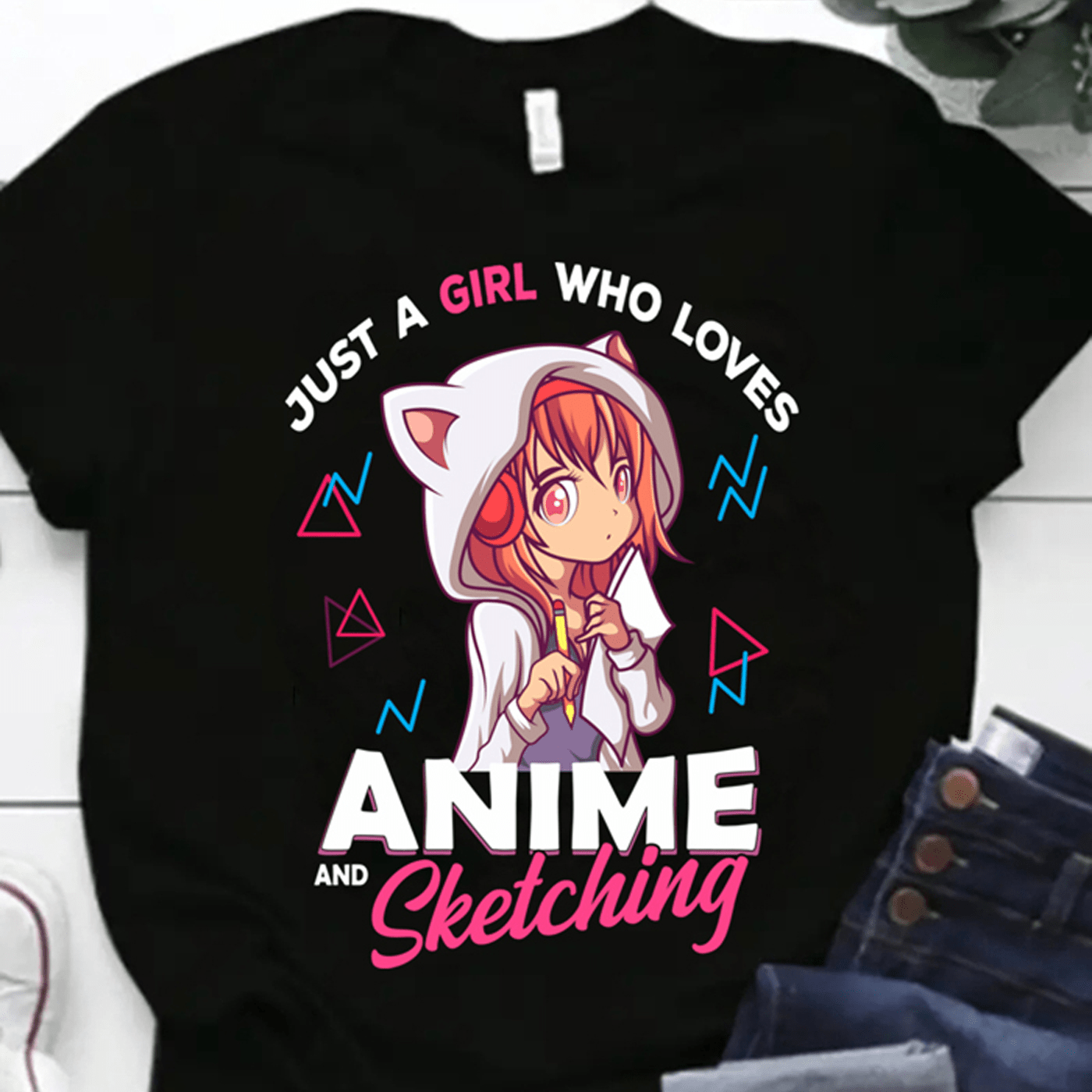 

Anime Print Crew Neck T-shirt, Casual Short Sleeve T-shirt For Spring & Summer, Women's Clothing
