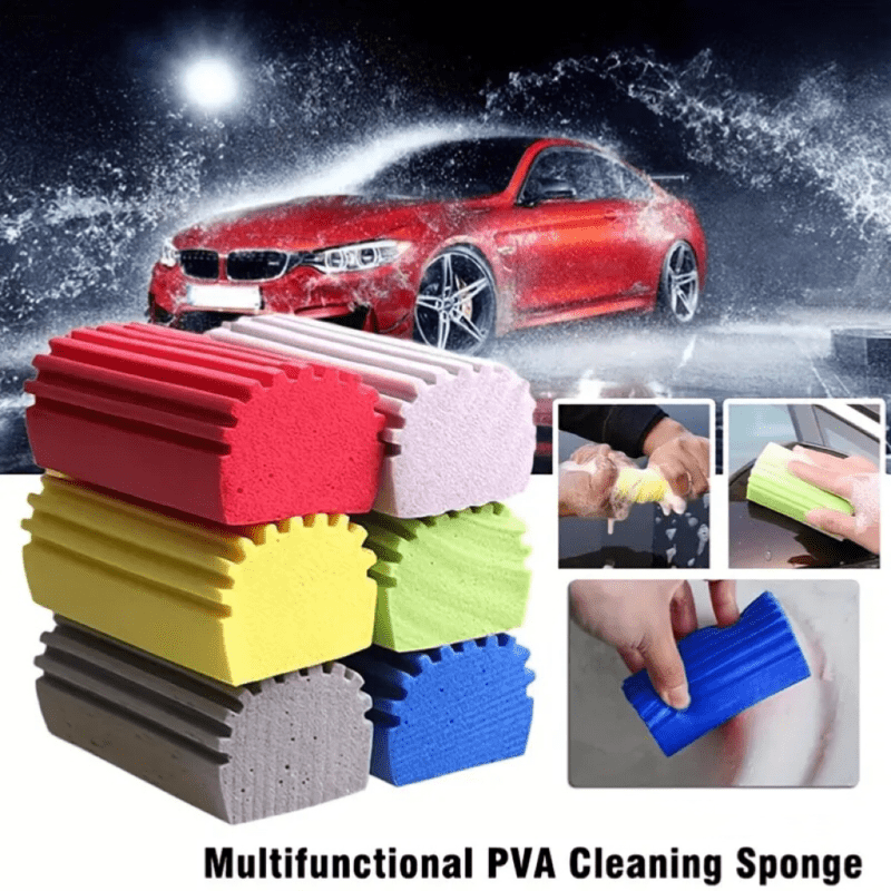 1pc (Random Color)Multifunctional Water Absorbent PVA Sponge