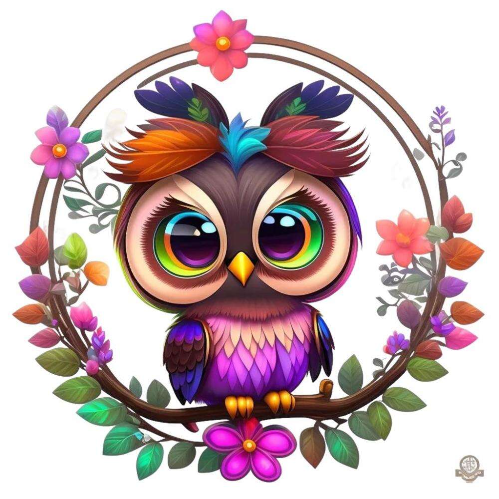 2pcs Owl Iron on Patches for Men DIY Printing, Washable Heat Press Stickers