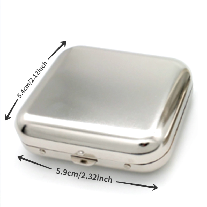 Stainless Steel Square Pocket Ashtray Metal Ash Tray Pocket Temu