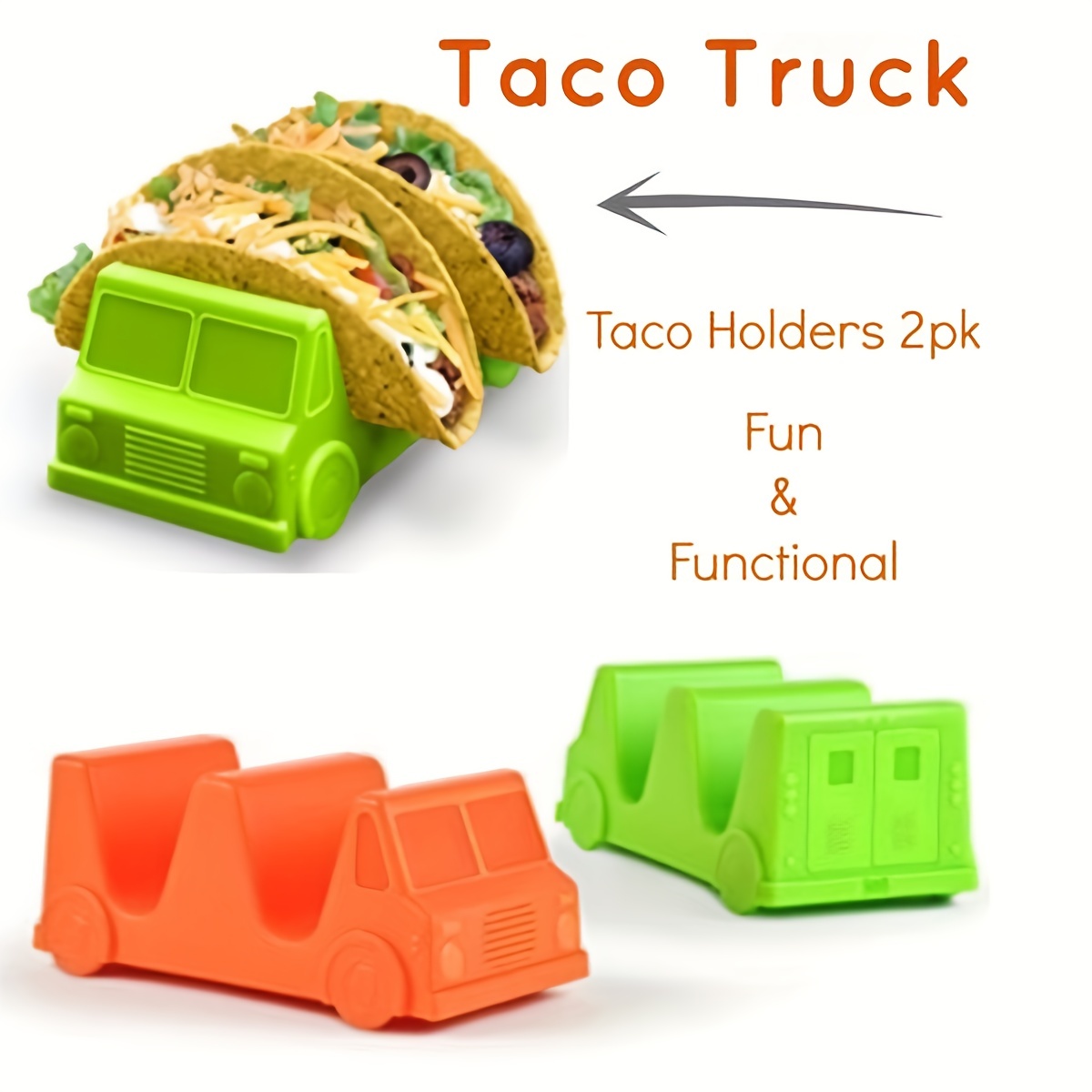 Truck Taco Rack, Mexican Pancake Holder For 2 Tacos, Tortilla Roll