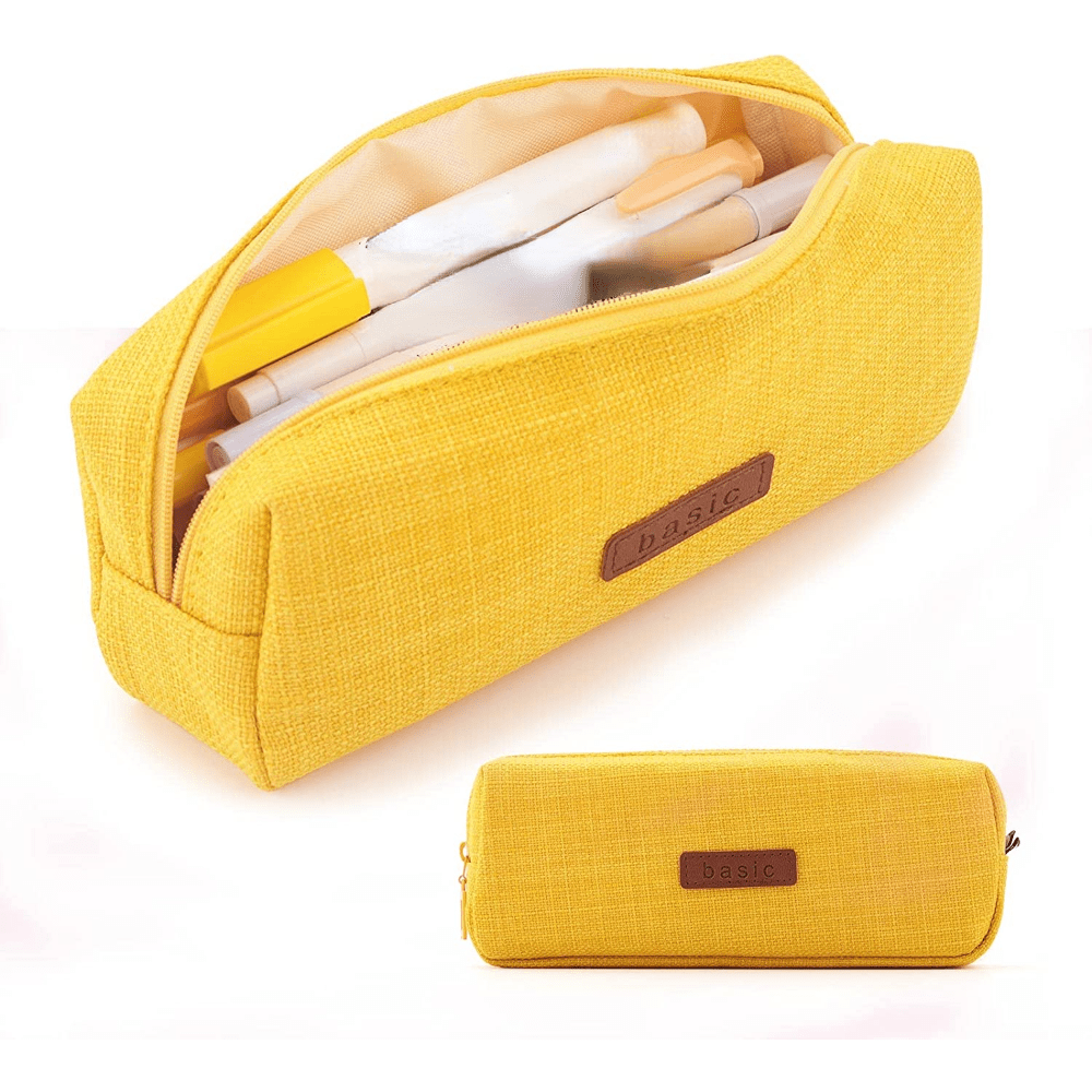 Oyachic Triple Zipper Pencil Case Multi Compartments Pencil