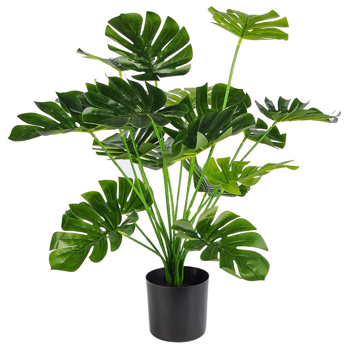 

1pc, Artificial Monstera Fake Plants Large Artificial Floor Faux Plants Indoor Tall For Home Office Living Room Decor