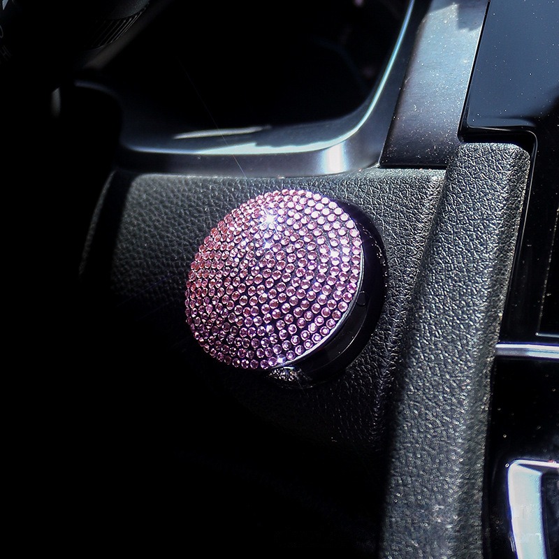 Auto-Ein-Knopf-Startknopf-Diamant-dekorativer Aufkleber – Petcfort