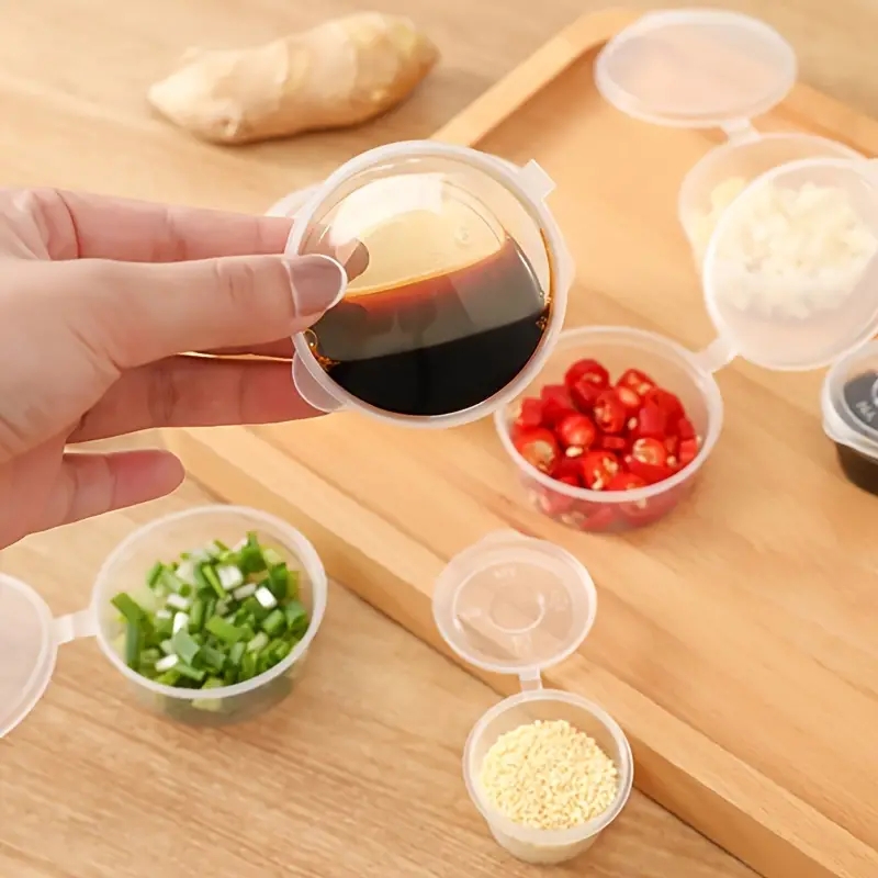 6-20PCS Kitchen Plastic Food Containers with Airtight Lids Leak Proof &  Freezer
