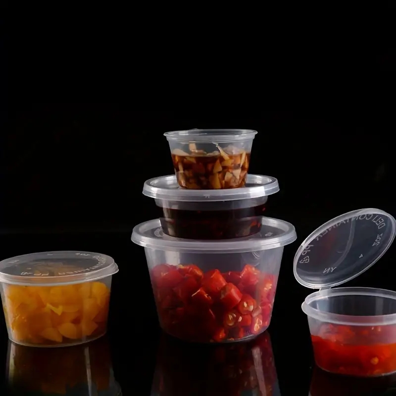 Mini Food Container Lid Bpa free Disposable Freezer Storage - Temu