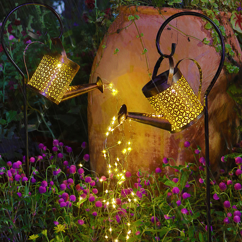 Lampe solaire décoration de jardin suspension lampe d'extérieur lampe  solaire LED suspendue, en forme de