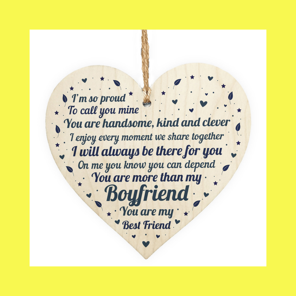 Heart Thank You Gifts For Boyfriend Best Gift For Husband Birthday
